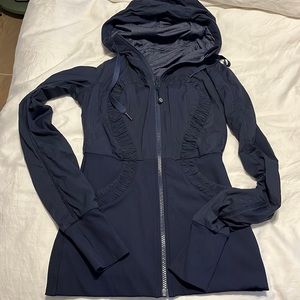 Size 2 lululemon track jacket worn once